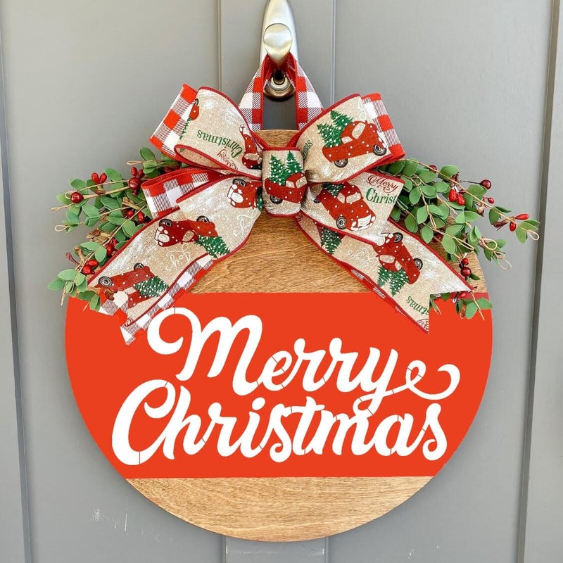SUNVERSE Christmas Stencils for Painting on Wood 12" Christmas Doormat Stencils Holiday Stencil Merry Christmas Believe Drawing Templates for Door Mats Porch Wreath Decor - Image 5